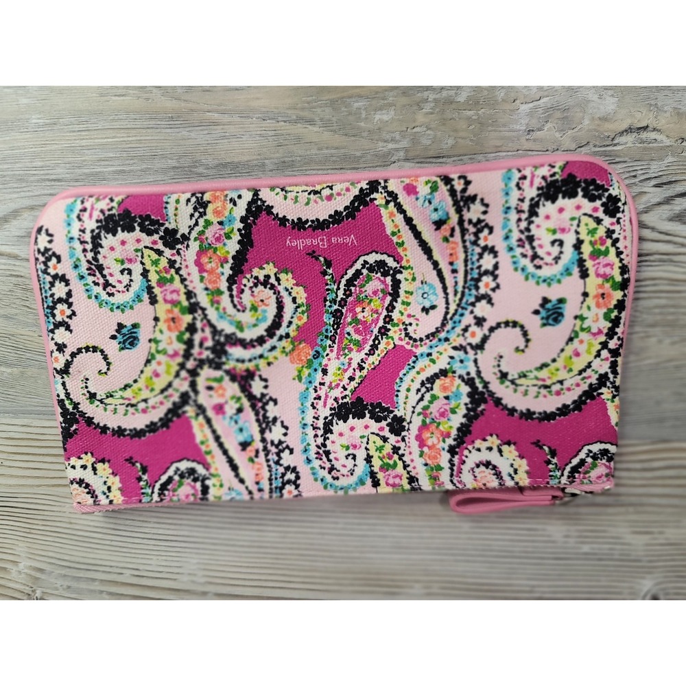 Vera Bradley makeup bag Pasley, Vera Bradley set of pens markers lot of 12